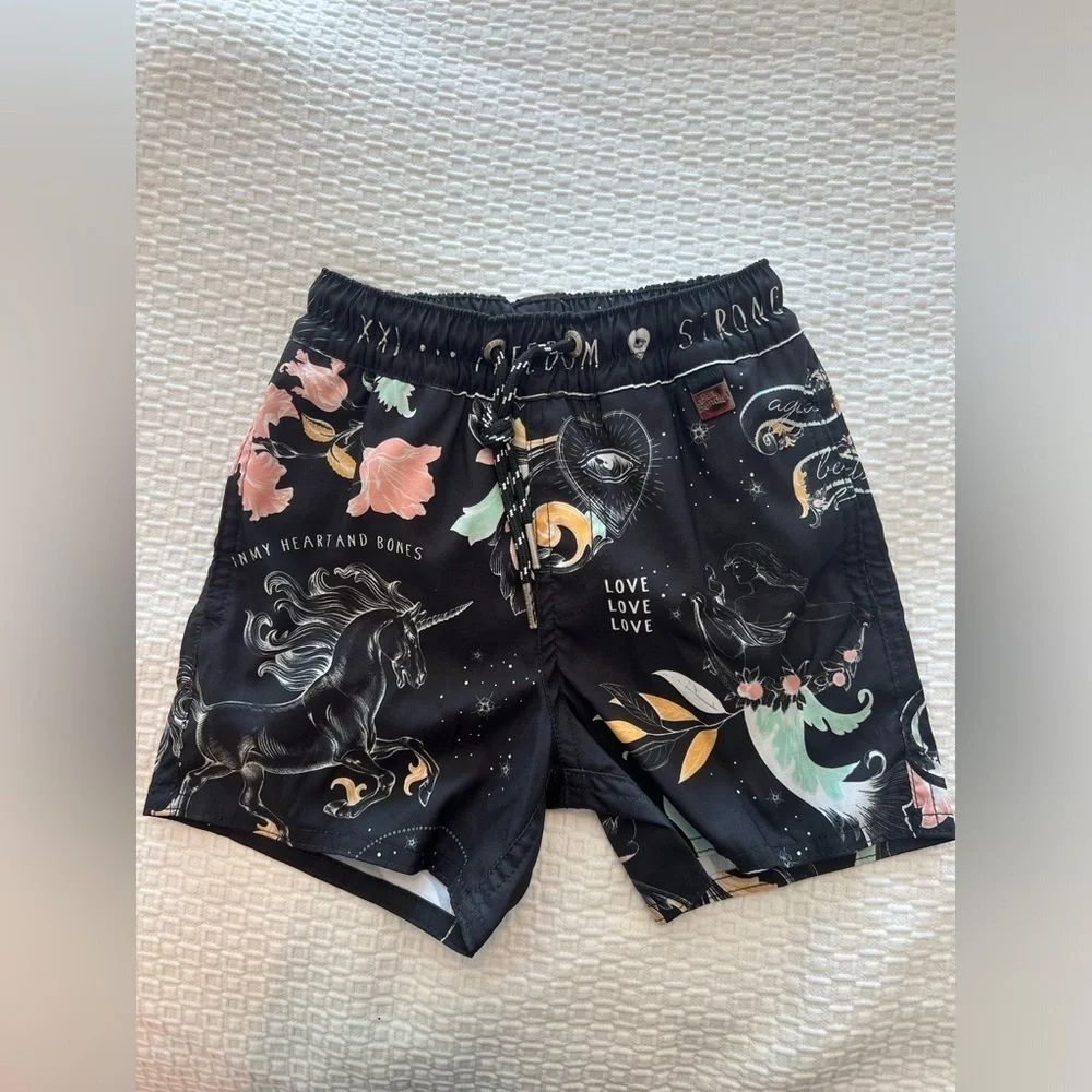 AGUA BENDITA BOYS SWIM SHORTS NICK MARE NWT - Picture 3 of 16
